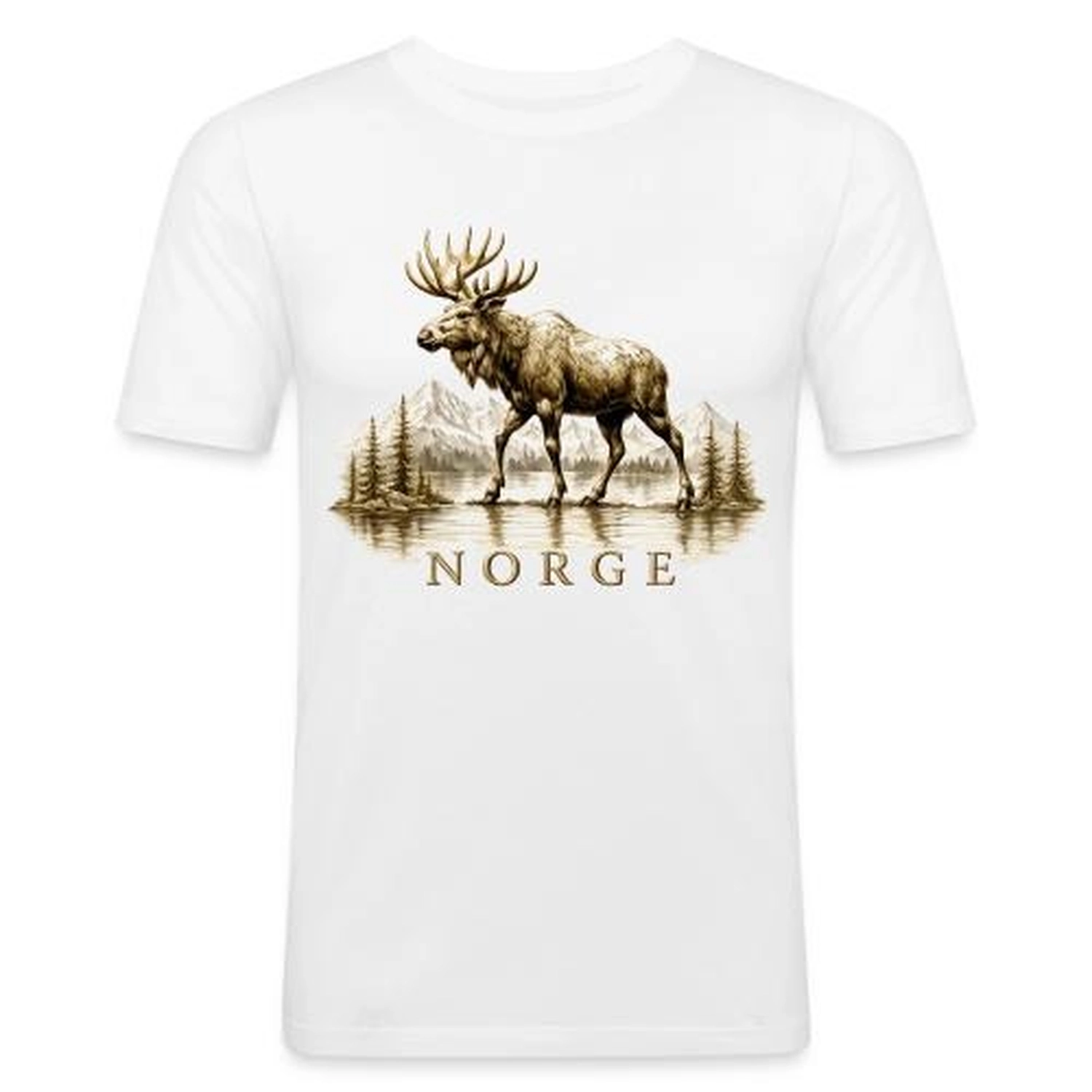 Sabine Groß - Medialität, Sensitivität & energetische Begleitung - Das T-Shirt verfügt über einen Grafikdruck logo Norge 
