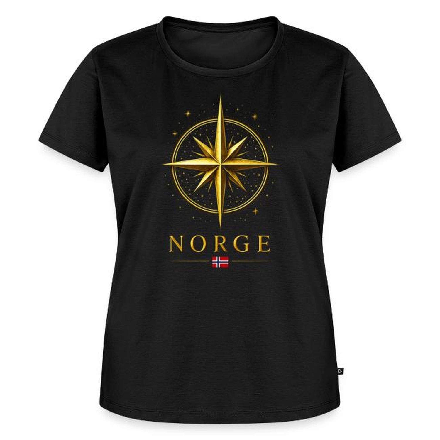 Sabine Groß - Medialität, Sensitivität & energetische Begleitung - Das T-Shirt verfügt über einen Grafikdruck logo Norge 